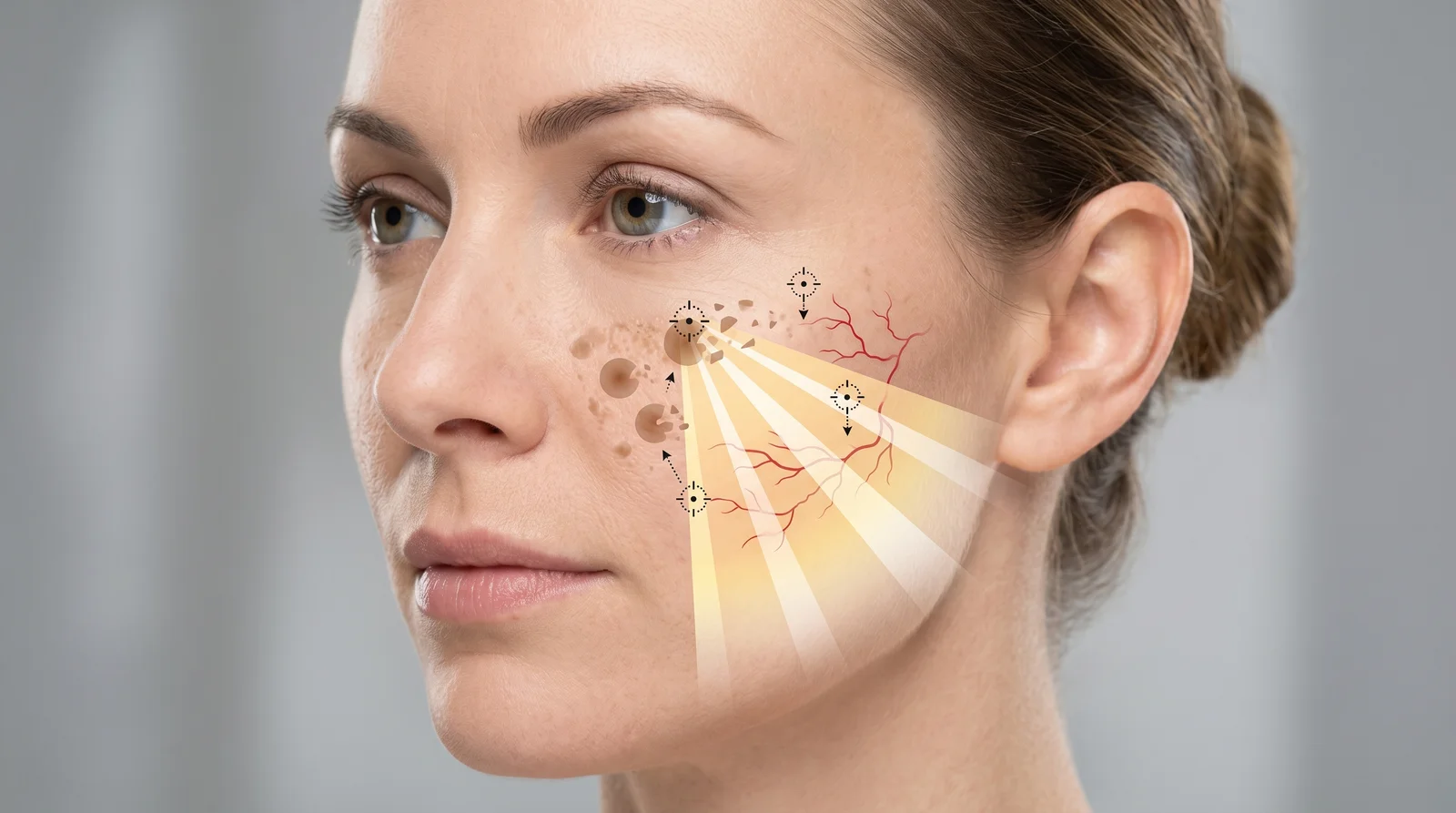 A consultation about IPL treatment