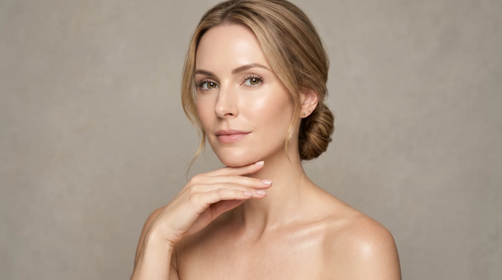 A firm, lifted jawline and glowing skin after a single Profound treatment